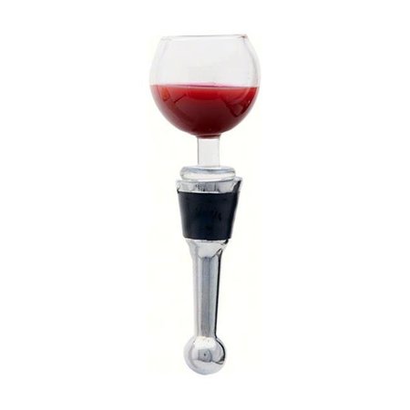 LS ARTS INC LS Arts BS-480 Bottle Stopper - Wine Glass Acrylic BS-480